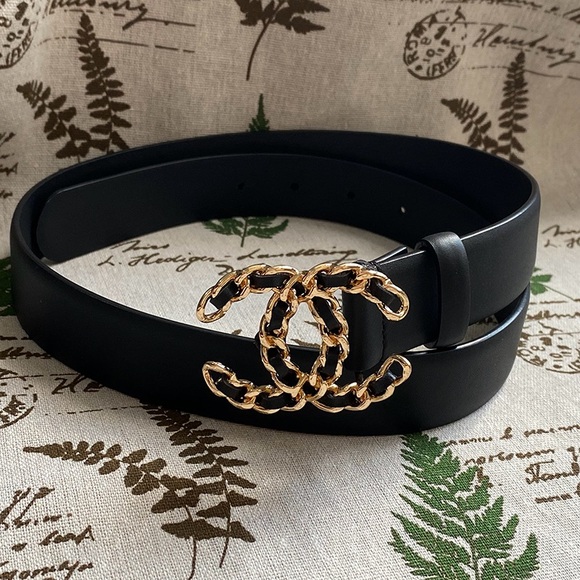 Chanel Womens Black Belt - Picture 1 of 6
